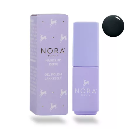 Nora Beauty Lakkzselé (géllakk) TB-02 Black is Black