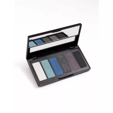 Aden Szemhéjpúder Paletta - Black/Blue (01)